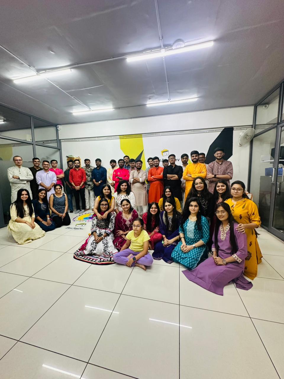 The BizzAppDev team together at the office