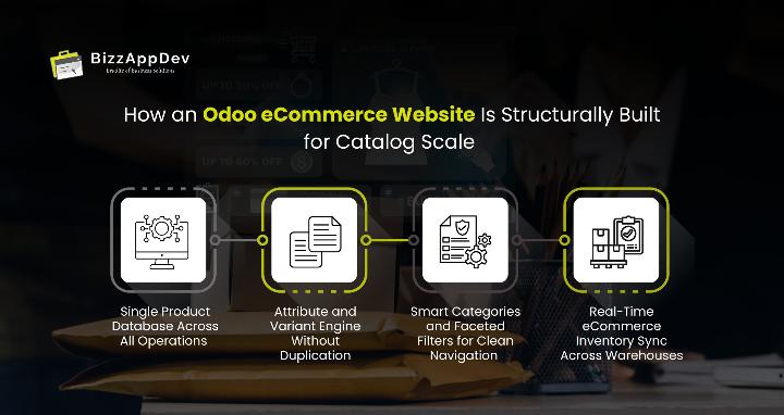 How an Odoo eCommerce Website Is Structurally Built for Catalog Scale 