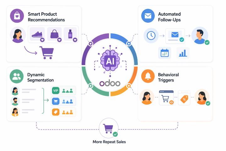 What Are the Best AI Use Cases for Repeat Sales in Odoo