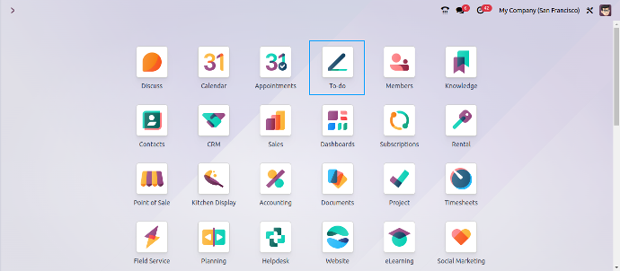 Odoo 17 To-do
