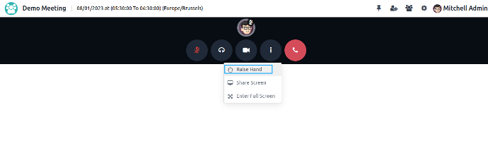 Online Meeting Raise hand